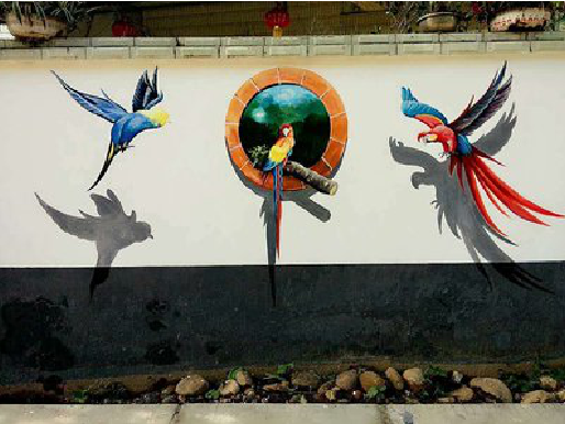 绍兴视觉错位-3D墙绘设计