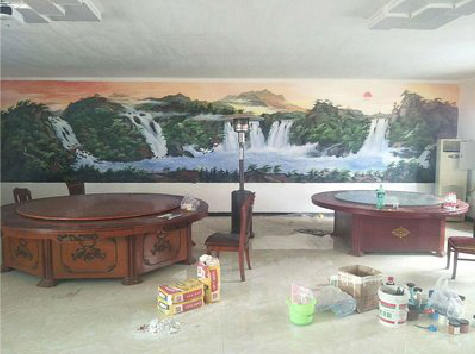 绍兴墙绘-写实风景