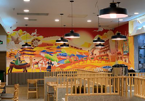 绍兴商业空间彩绘介绍。