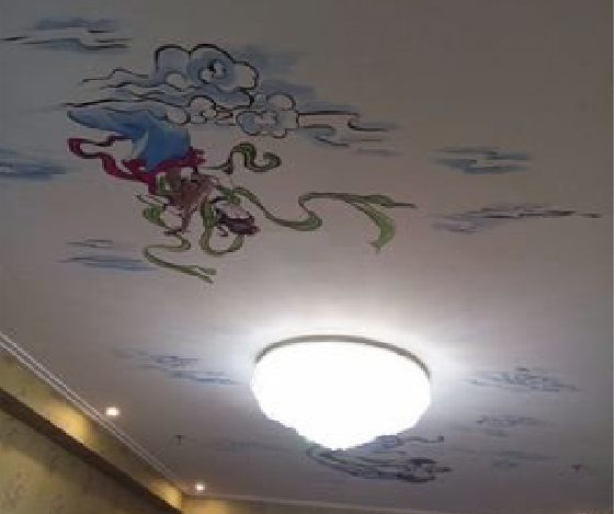 绍兴如何快速绘制天花板上的手绘墙？